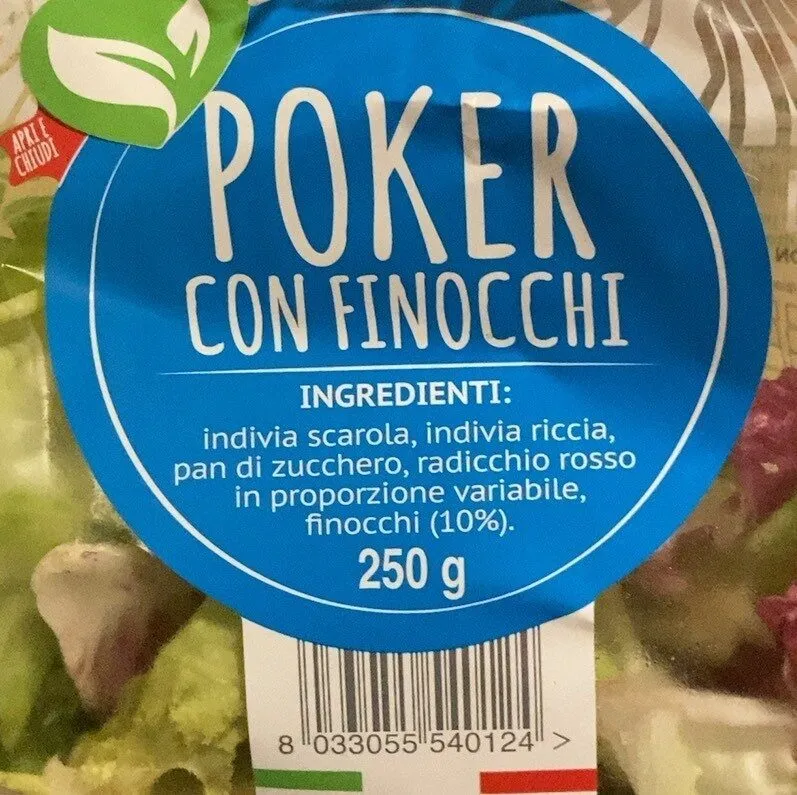 Poker con finocchi