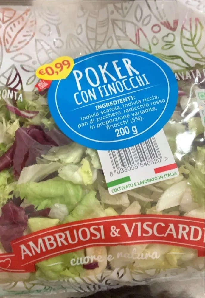 Poker con finocchi