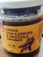 Crema con carrubba e nocciole con agave