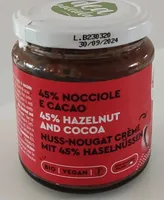 45% nocciole e cacao