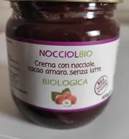 Crema con nocciole, cacao amaro, senza latte