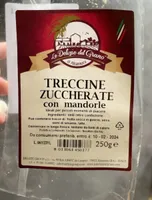 Treccine Zuccherate con mandorle