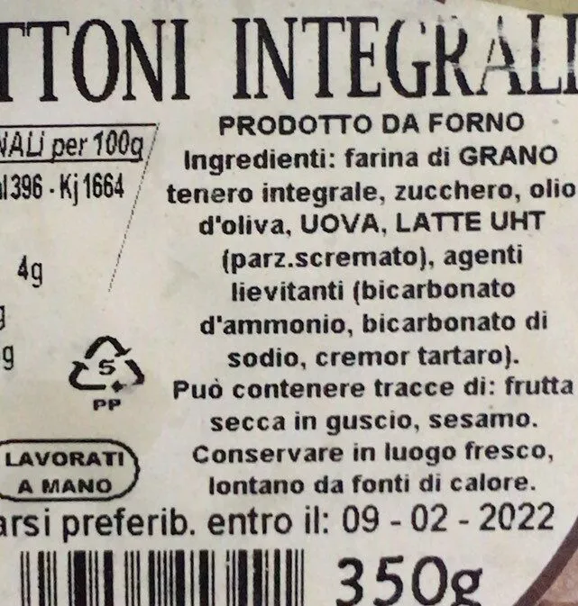 Biscottoni integrali