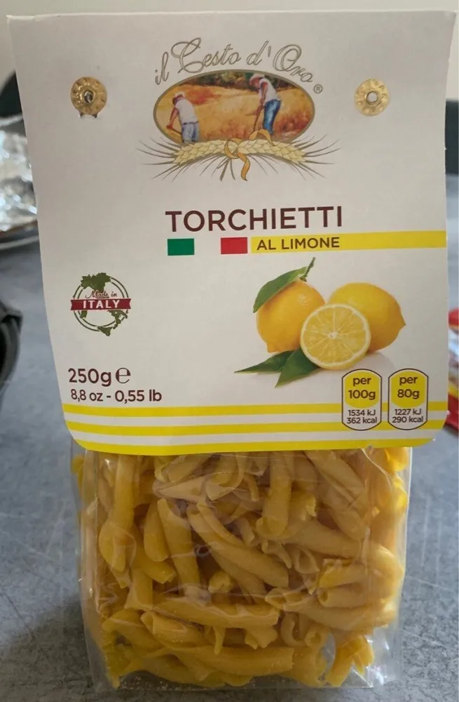 Torchietti al limone