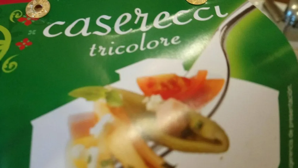 Caserecci tricolore