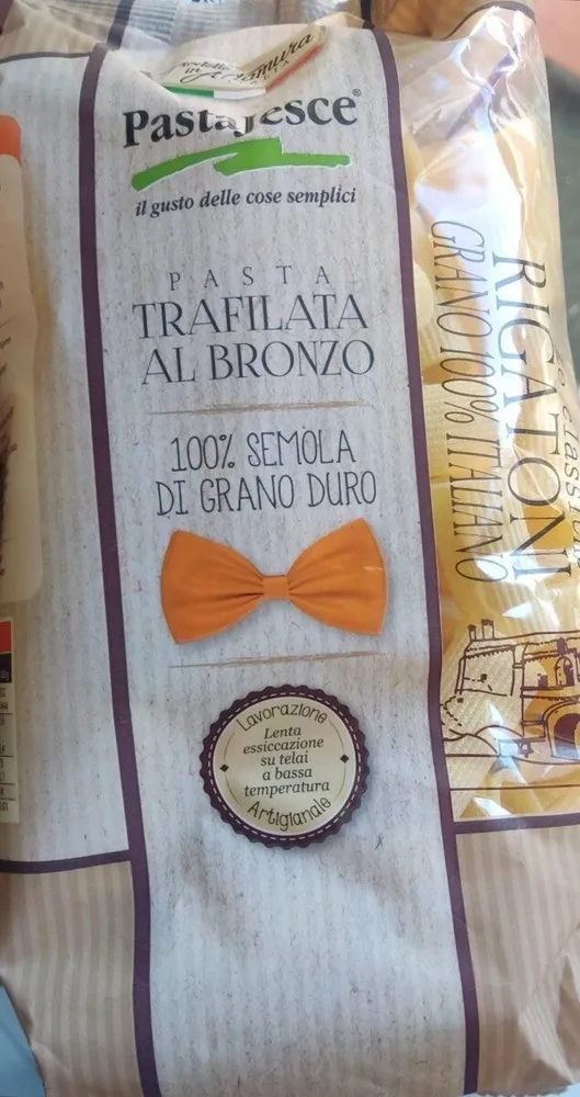 Pasta trafilata al bronzo