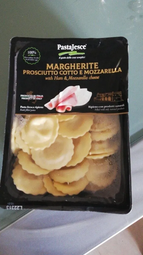 Margherite prosciutto cotto e mozzarella