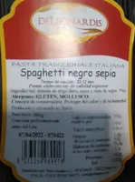 Spaghetti negro sepia