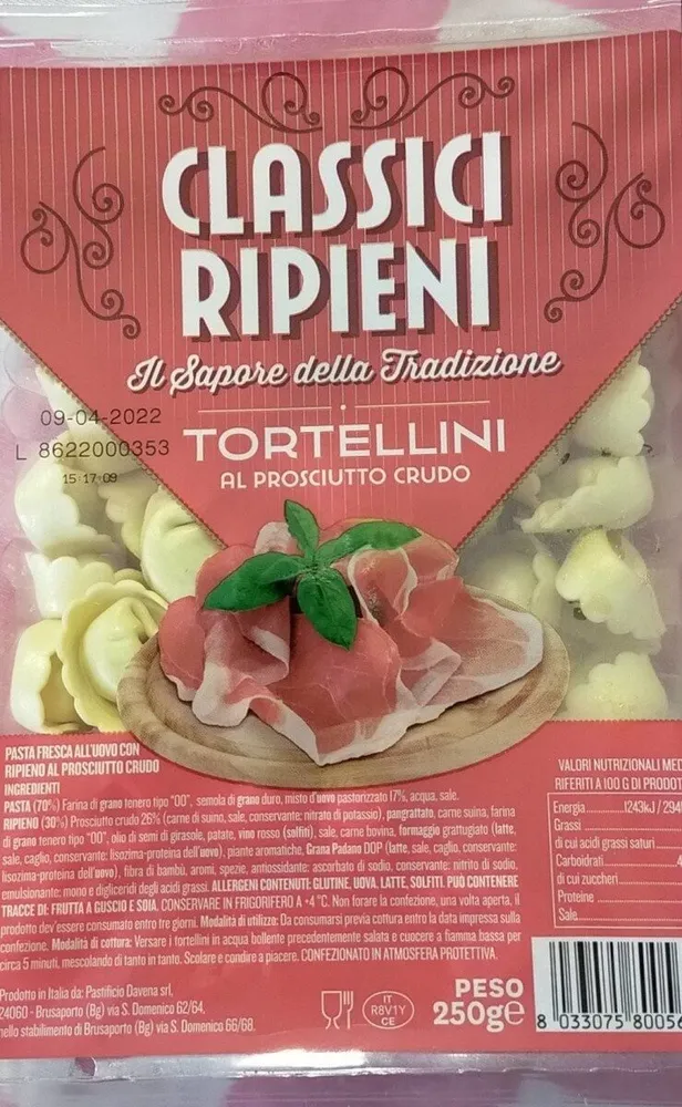 Tortellini al crudo