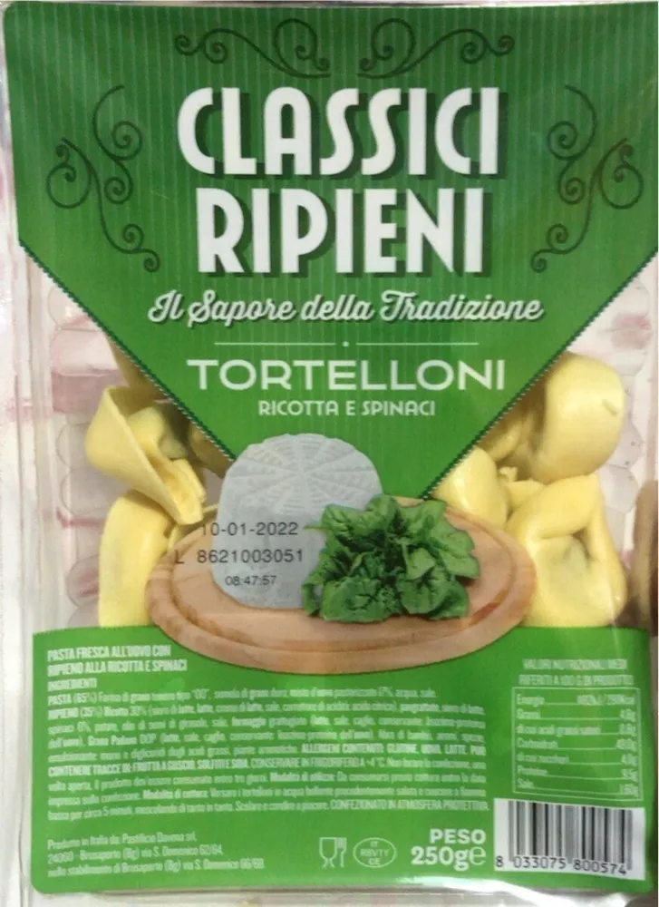 Tortelloni ricotta e spinaci
