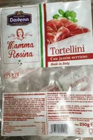 Tortellini con jamón Serrano