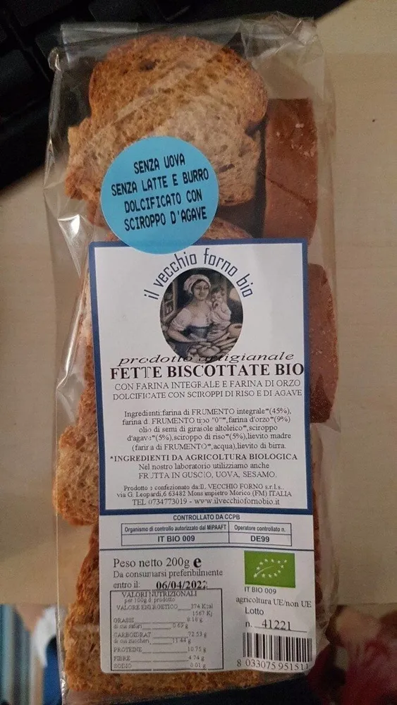 Fette biscottate bio