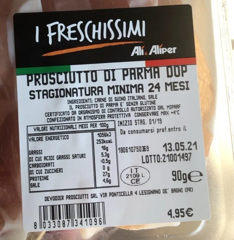 Prosciutto di Parma dop