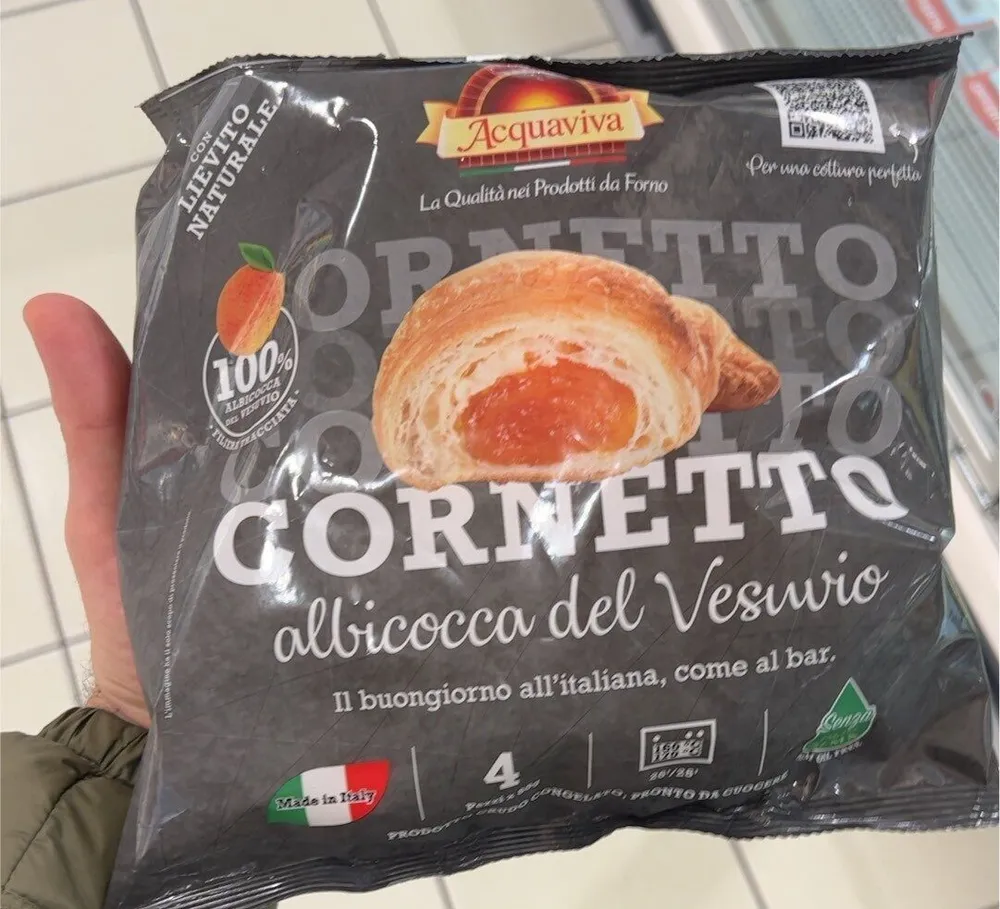 Cornetto albicocca del vesuvio