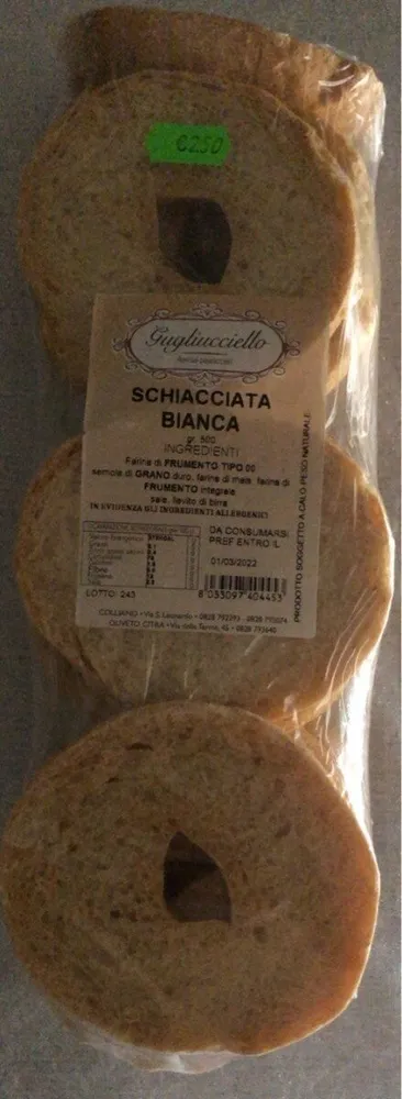 schiacciata biajca