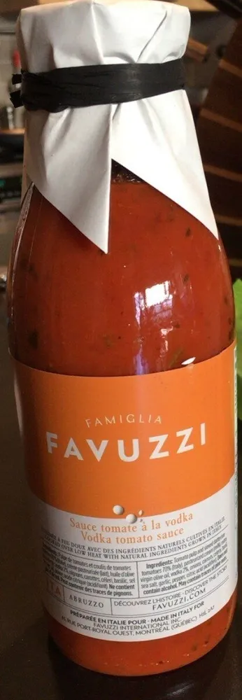 Sauce tomate à la vodka