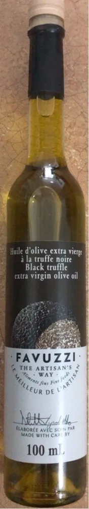 Huile d’olive extra vierge à la truffe noire
