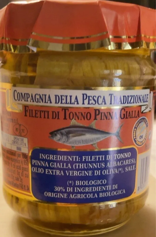 Filetti di tonno pinna gialla