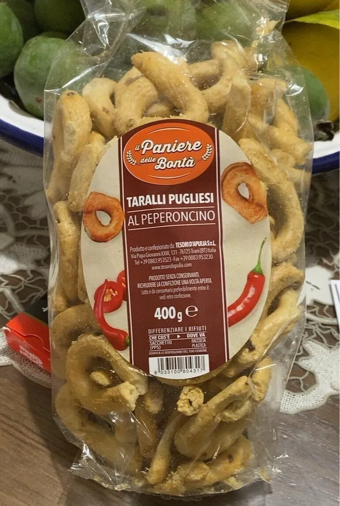 Taralli pugliesi al peperoncino