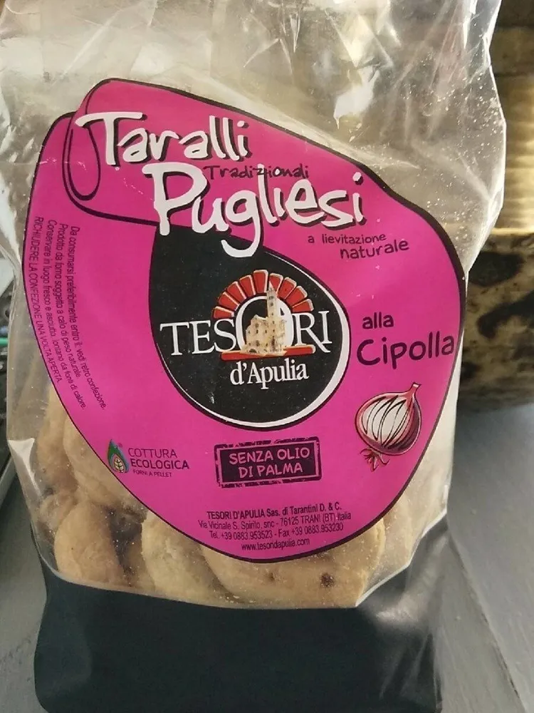 Taralli pugliesi alla cipolla