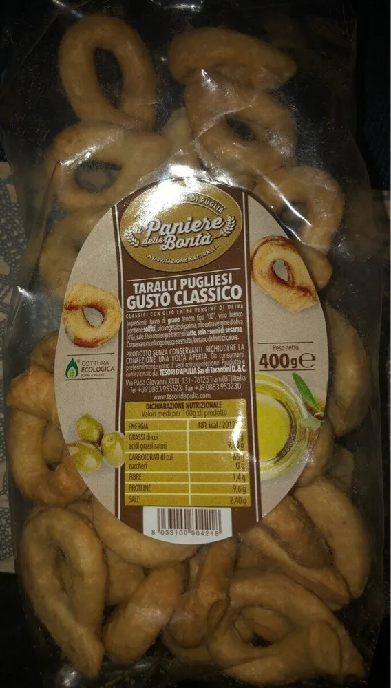 Taralli pugliesi gusto classico