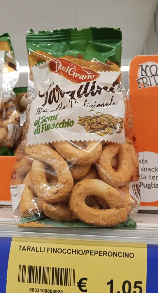 TARALLI FINOCCHIO/PEPERONCINO