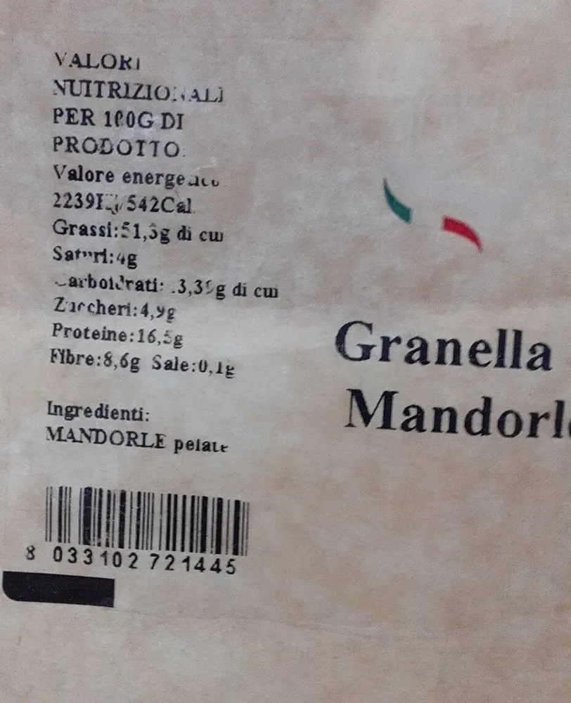 Mandorle tritate