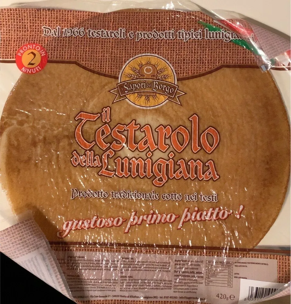 Il testarolo della lunigiana