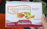 Tè gusto curcuma limone e miele