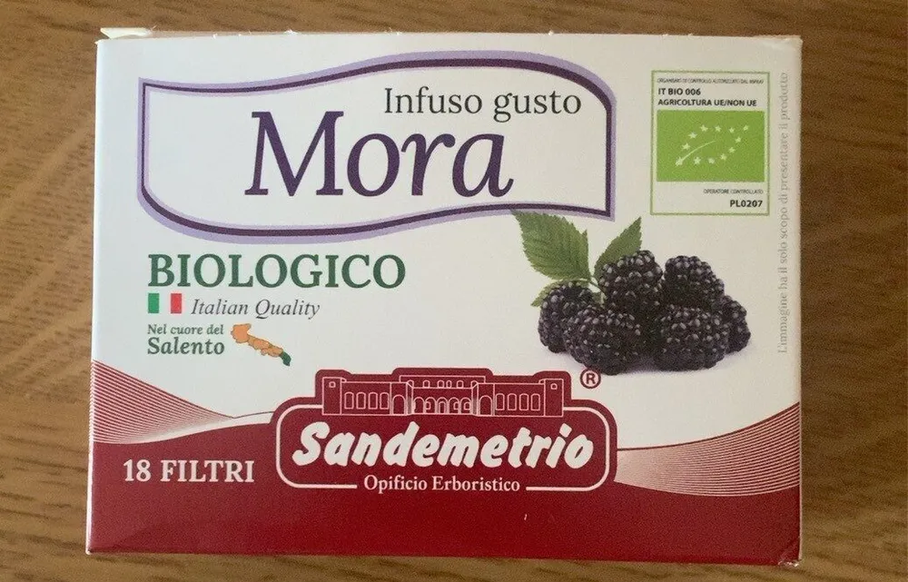 Infuso gusto mora