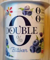 Double 0% Blåbær Fruktyoghurt 4 x 125 g