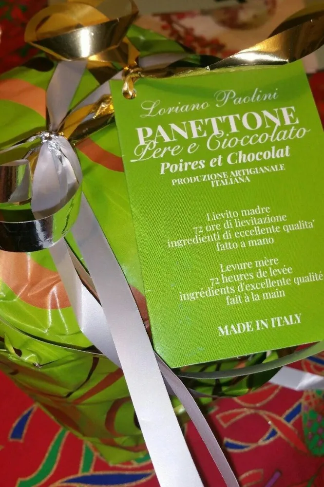 Panettone poires et chocolat
