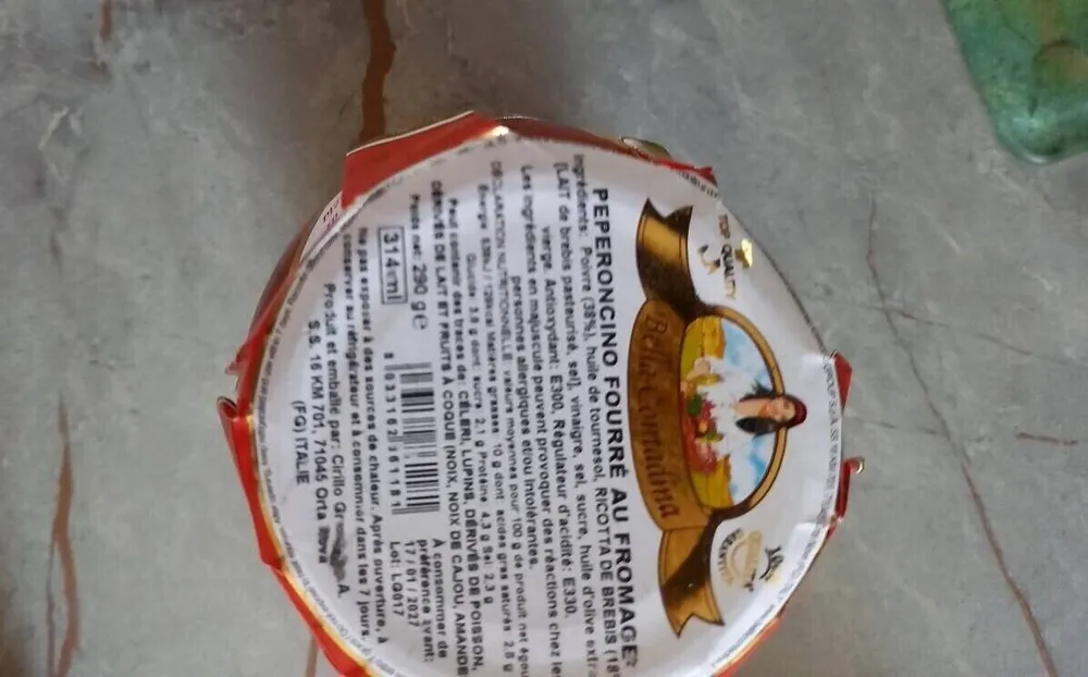 PEPERONCINI FOURRE AU FROMAGE