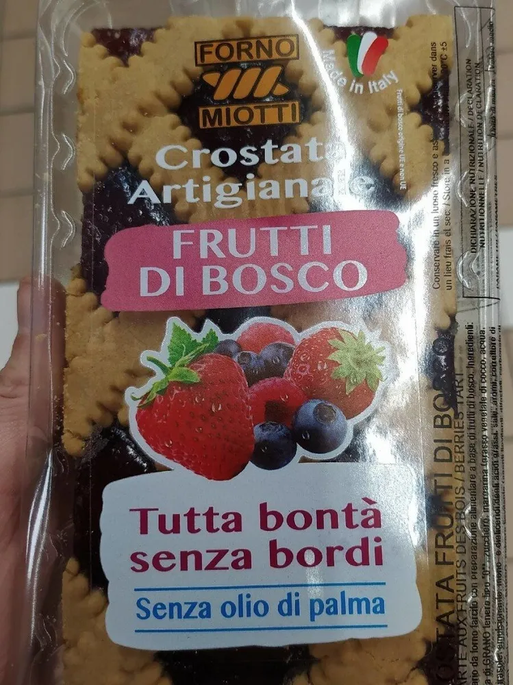 Crostata artigianale frutti di bosco