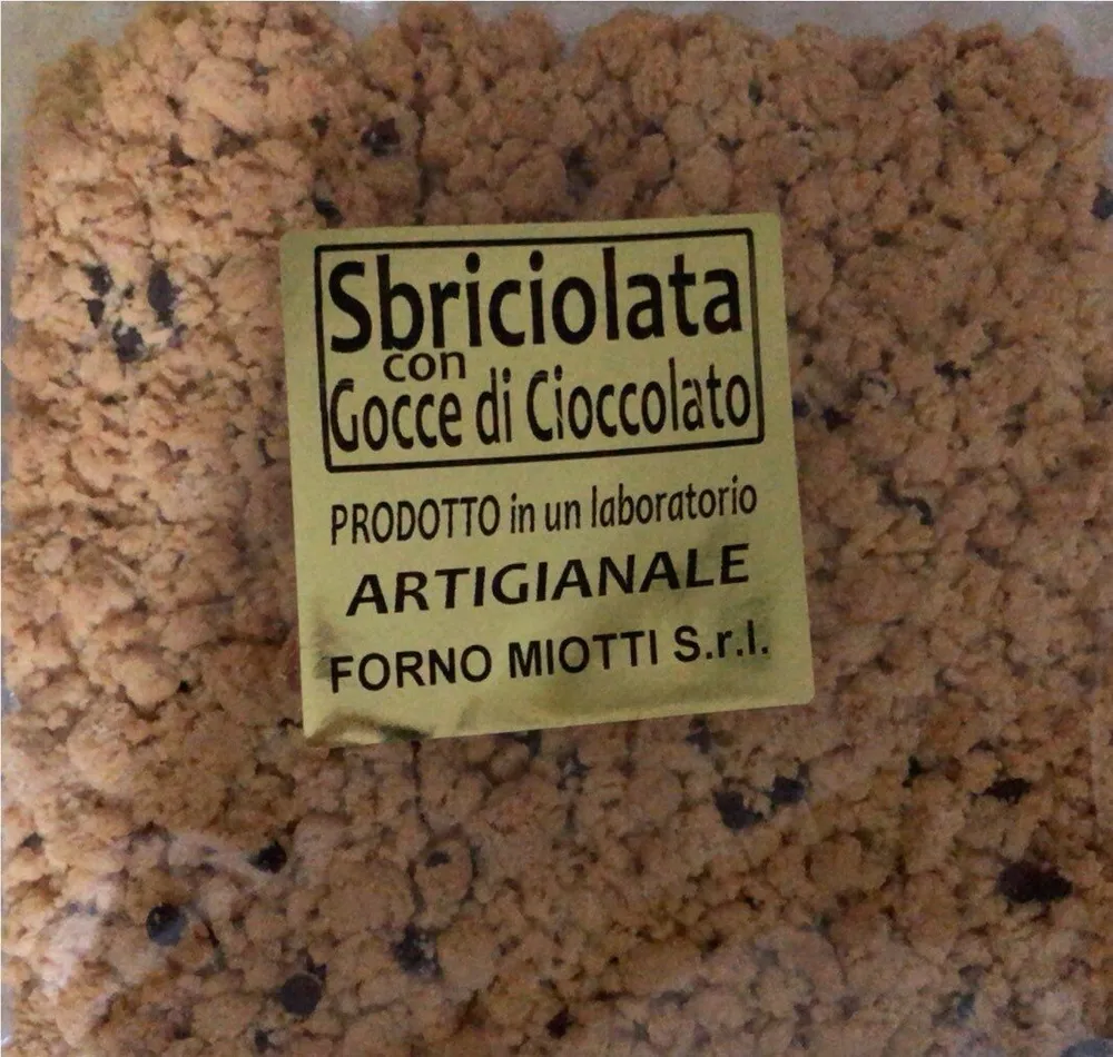 Sbricioata con goccie di cioccolato