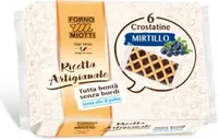 Crostatine al mirtillo senza bordi