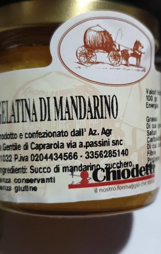 Gelatina di Mandarino