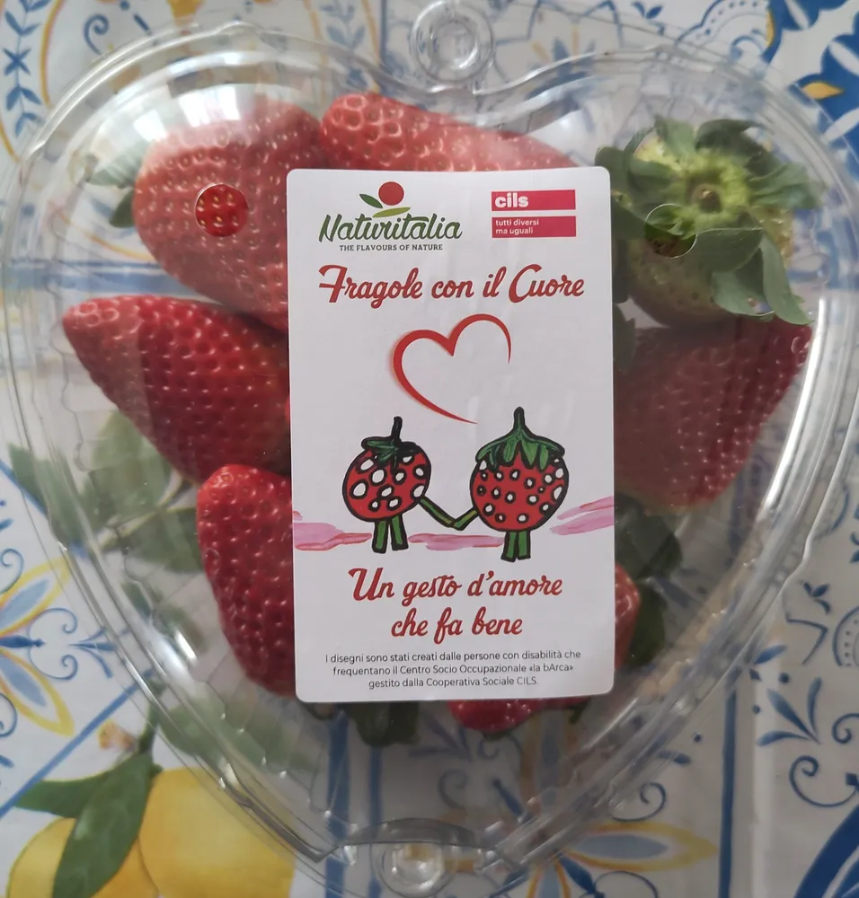 Fragole con il cuore