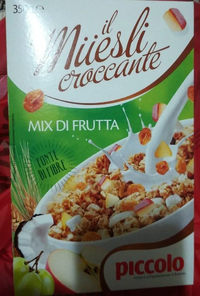 Muesli croccante mix di frutta