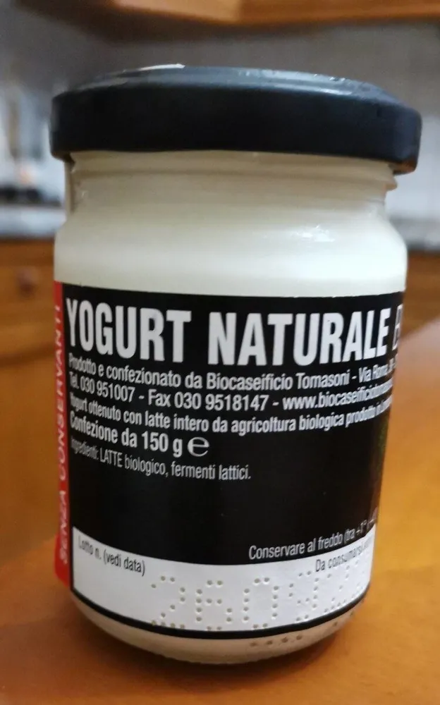 Yogurt naturale biologico