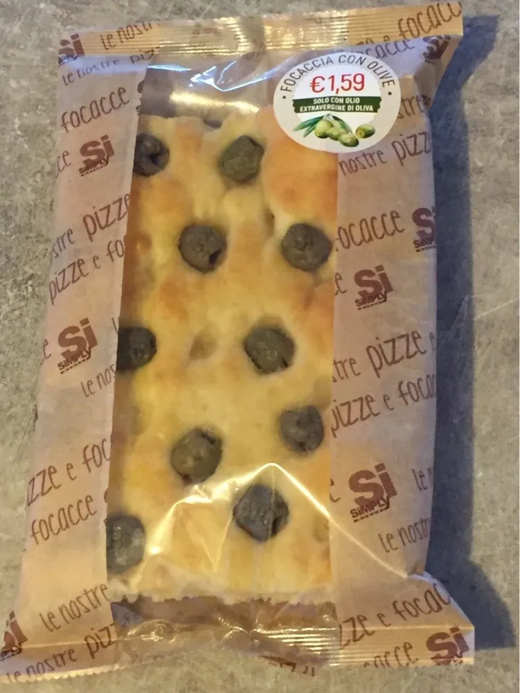 Focaccia con olive