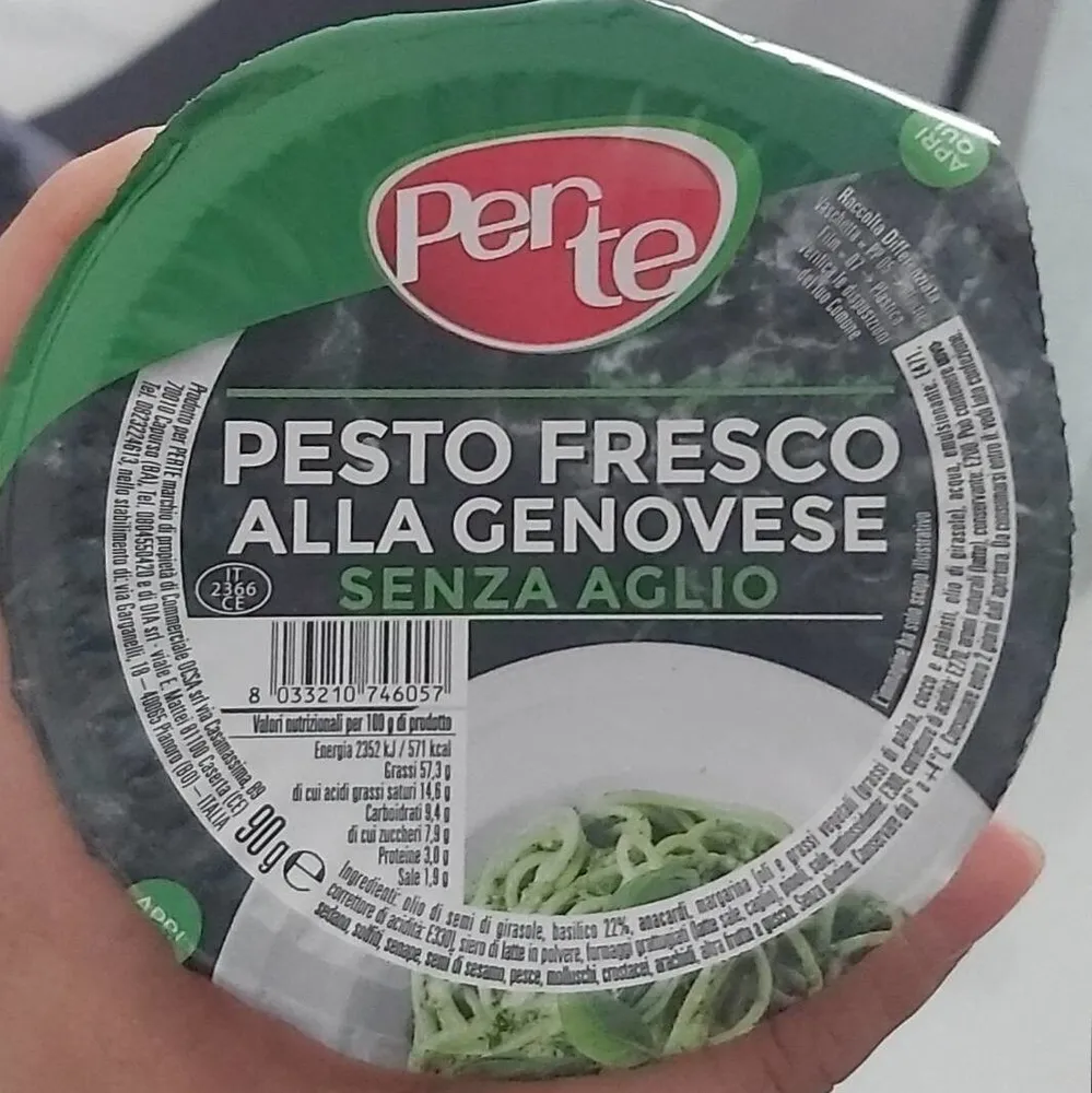 Pesto fresco alla genovese senza aglio