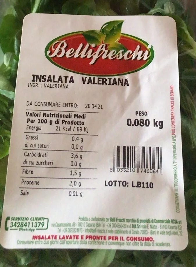 Insalata valeriana