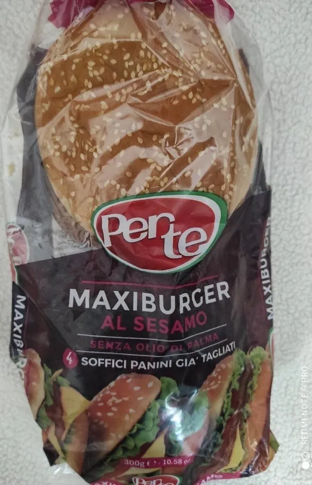 Maxi burger al sesamo