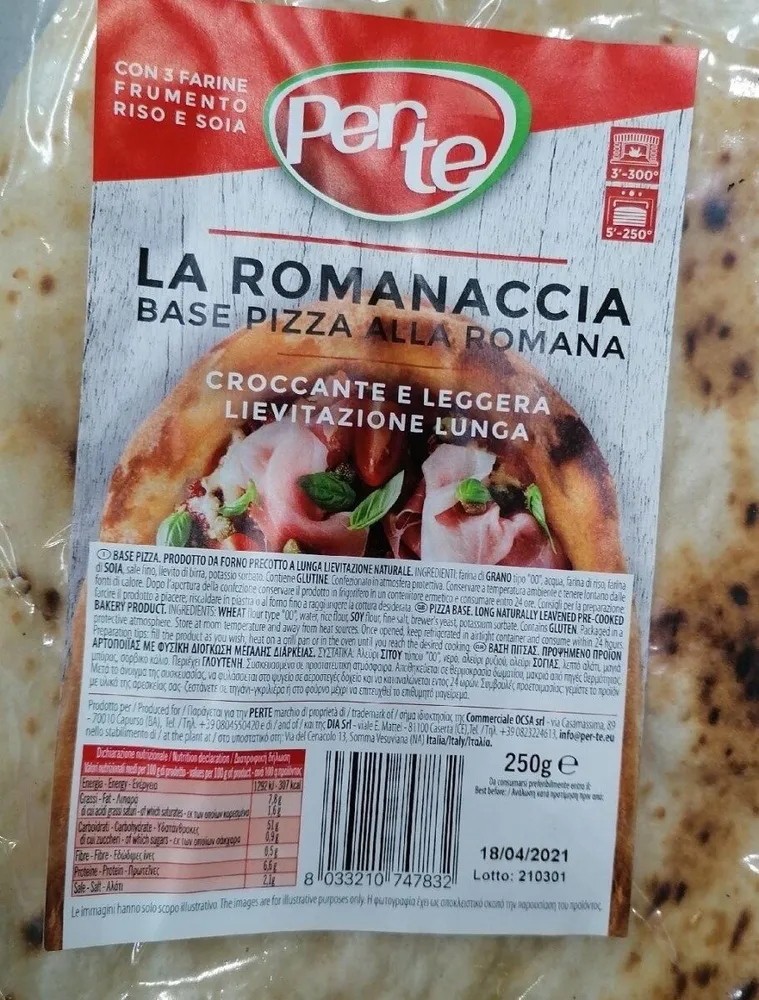 La Romanaccia base pizza alla romana
