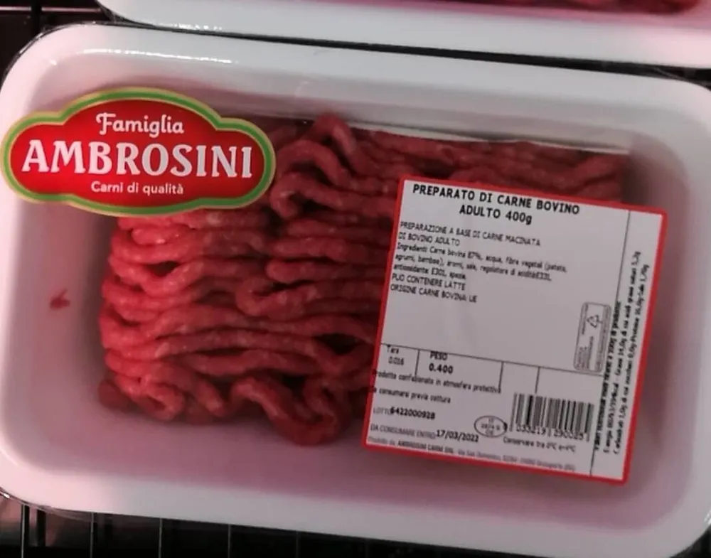 Macinato bovino adulto