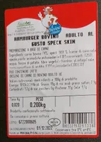 Hamburger bovino adulto al gusto speck skin