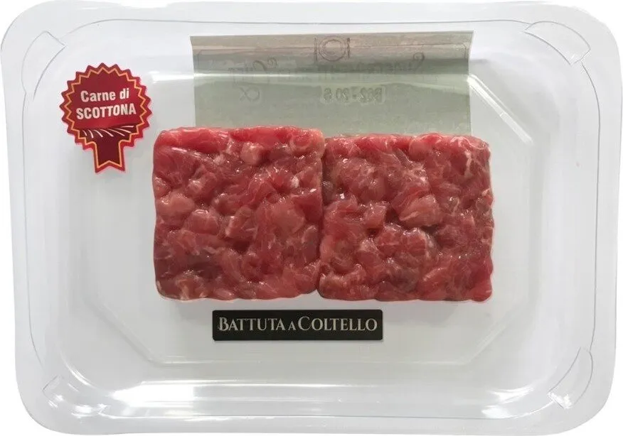Battuta a coltello di bovino adulto scottona