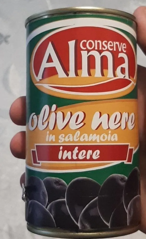 Olive nere in salamoia intere