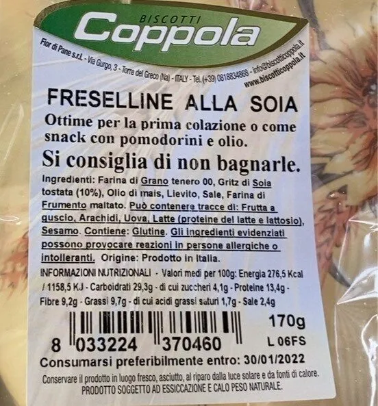 Freselline alla soia